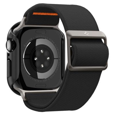 4. Spigen Thin Fit case + Spigen Lite Fit Ultra band set for Apple Watch (46 mm) - black