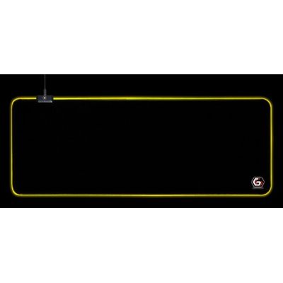 2. GEMBIRD GAMING MOUSE PAD, WITH LED LIGHT EFFECT, BLACK, SIZE - L