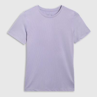 9. Women's quick-drying regular training T-shirt 4F 4FWAW25TFTSF1516-34S