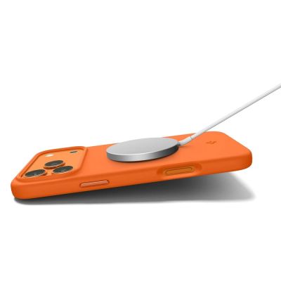 7. Spigen Silicone Fit Mag MagSafe Case for iPhone 17 Pro Max - Orange