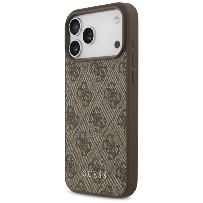 2. Guess 4G Classic Case for iPhone 17 Pro Max / 18 Pro Max - Brown