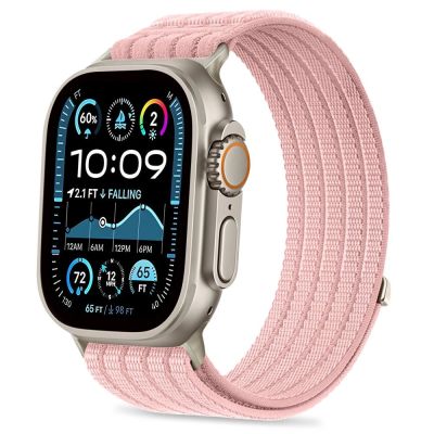 Tech-Protect Nylon Sport Band for Apple Watch 44/45/46/49 mm - Light Pink
