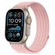 Tech-Protect Nylon Sport Band for Apple Watch 44/45/46/49 mm - Light Pink