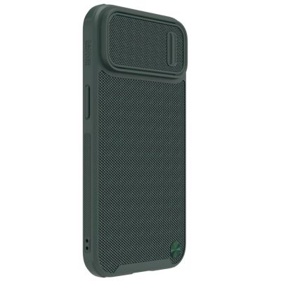3. Nillkin Textured S Case iPhone 14 Plus armored cover with camera cover green