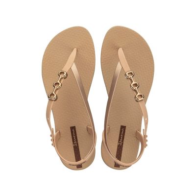 6. Ipanema Sandal Class women's flip-flop sandals beige with gold