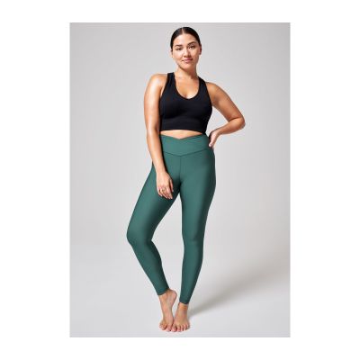 2. CASALL Overlap High Waist Tights green