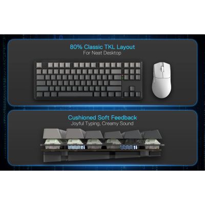 5. REDRAGON K707SP-RGB-PRO StarBlade Keyboard USB + RF Wireless + Bluetooth Black