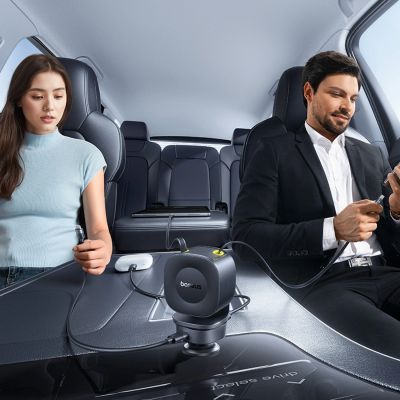 2. Baseus PrimeTrip VR2 Max 60W Car Charger with Retractable USB-C Cables - Black