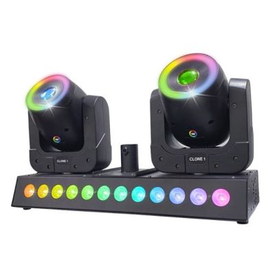 LIGHT4ME CLONE 1 RGBW LED light effect 2x heads
