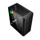 2. GEMBIRD FORNAX 400X MIDI-TOWER CASE (2X USB 3.0, 1X USB 2.0, HD AUDIO, GLASS SIDE PANEL, ARGB BACKLIGHT) BLACK