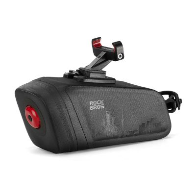 Rockbros Bike Saddle Bag with Light