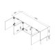 7. INSERTO 3D TV cabinet 143.5x40x61.5 cashmere + LED
