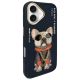 2. Nimmy Glasses Cool Dog iPhone 16 Case - Black