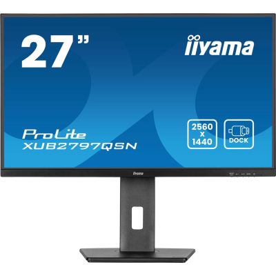 2. IIYAMA monitor 68.5cm (27") XUB2797QSN-B2 16:9 HDMI+DP+USB-C