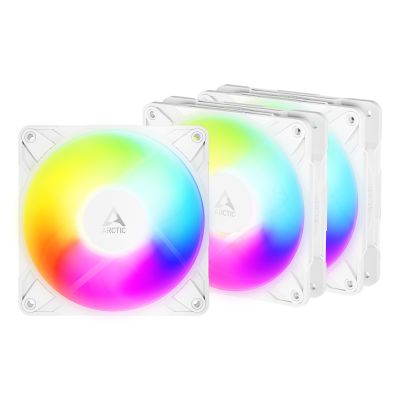 2. ARCTIC Freezer P12 Pro Reverse A-RGB (White) - 3 Pack Computer Case Fan 12 cm White 3 pcs.