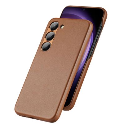 2. Dux Ducis Grit case for Samsung Galaxy S23+ elegant case made of artificial leather brown