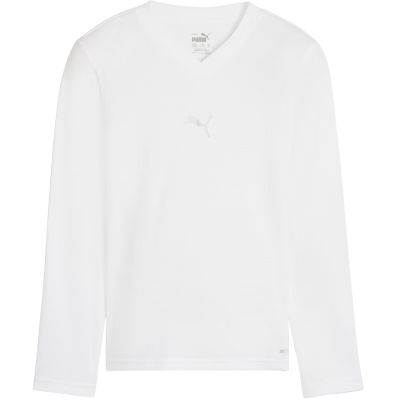 Puma TeamGOAL Baselayer Tee Longsleeve Kids' T-Shirt White 659041 04