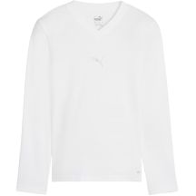 Puma TeamGOAL Baselayer Tee Longsleeve Kids' T-Shirt White 659041 04