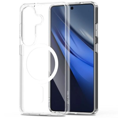 2. Tech-Protect FlexAir Hybrid MagSafe Case for Samsung Galaxy S26+ - Transparent