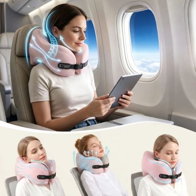 4. Tech-Protect ComfortRest Travel Pillow - Pink
