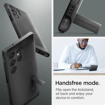 15. Spigen Tough Armor Case for Samsung Galaxy S23 Ultra - Black