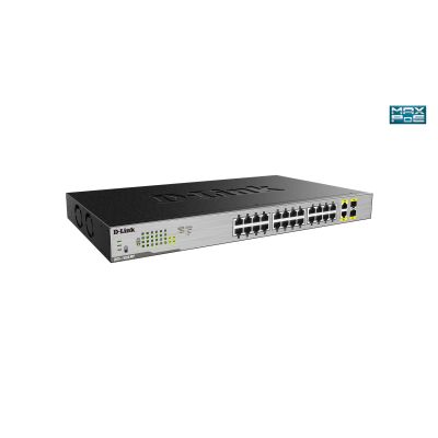 3. D-Link DGS-1026MP Network Link Unmanaged Gigabit Ethernet (10/100/1000) PoE Support Black, Gray