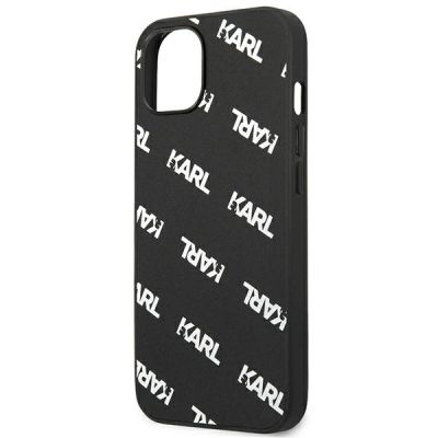 6. Karl Lagerfeld Allover Case for iPhone 13 mini - Black