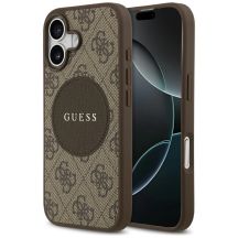 Guess 4G Circle Classic Logo MagSafe case for iPhone 17 - brown