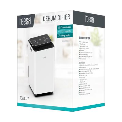 9. Teesa TSA8077 air dehumidifier, moisture absorber