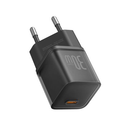 3. Baseus GaN5S 30W EU USB-C Wall Charger - Black