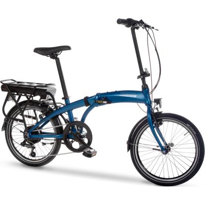 4. Snapp City-E Blue Folding Electric Bike