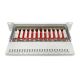 11. Digitus Patch Panel 10'' 12x RJ45, LSA level, cat.6A, shielded, 1U, gray, cable guide