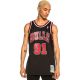 2. Mitchell &amp; Ness Chicago Bulls NBA Swingman Alternate Jersey Bulls 97 Dennis Rodman SMJYGS18152-CBUBLCK97DRD