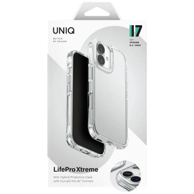 5. Uniq Lifepro Xtreme Case for iPhone 17 - Transparent