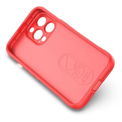 2. Magic Shield Case for iPhone 13 Pro Max flexible armored cover red