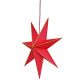 3. DECORATIVE HANGING PAPER STAR FSC 18x60CM RED 7 ARMS MICA