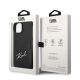 8. Karl Lagerfeld Signature Logo Cardslot Case for iPhone 13 / 14 / 15 - Black