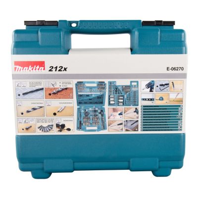 3. Accessory set in a case 212 pcs E-06270 MAKITA