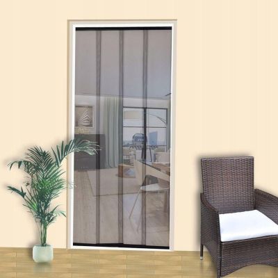38. DOOR MOSQUITO NET 100X220 SLAT POLYESTER + VELCRO TAPE