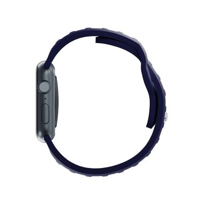 4. 3mk Silicone Watch Strap for Apple Watch 42 / 44 / 45 / 49 mm - blue