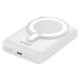 3. SAVIO POWERBANK 10000 MAH MAGNETIC WHITE BA-13