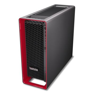 7. Lenovo ThinkStation workstation with AMD Ryzen Threadripper PRO 7945WX processor, 64GB DDR5 RDIMM memory, 1000GB hard drive, and English keyboard, no optical drive