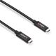 Lindy 43308 USB Cable USB 3.2 Gen 2 (3.1 Gen 2) 5m USB C Black