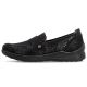 9. Women's comfortable black moccasin shoes Rieker 48968-00