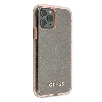 5. Guess GUHCN65PCGLPI iPhone 11 Pro Max pink/pink hard case Glitter