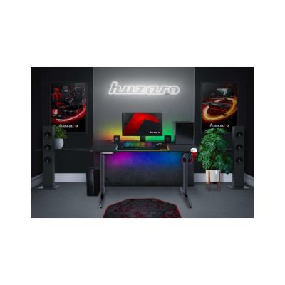 25. Huzaro Hero 8.5 Black Gaming Desk