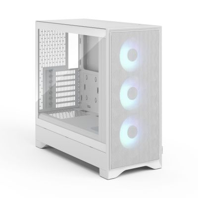 7. Fractal Design Pop 2 Air White TG RGB Midi Tower White