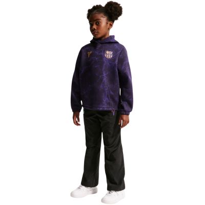 7. Nike FC Barcelona Kids' Sweatshirt Black and Purple IO4660 010
