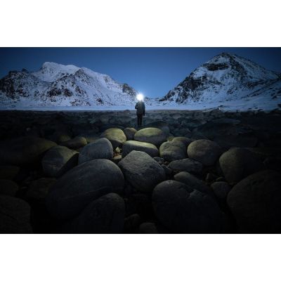 8. Ansmann headlamp priekiniu žibintu HD450FRS Li-Ion, USB-C 1600-0528
