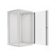 6. Lanberg WF01-6622-10S Rack 22U Wall-Mounted Cabinet Gray